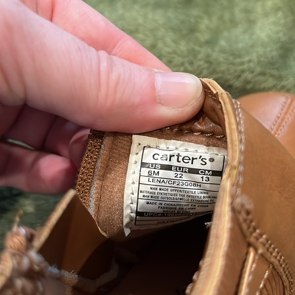 Carter’s size 6 Lena tan ankle boots new with tags - Picture 7 of 7